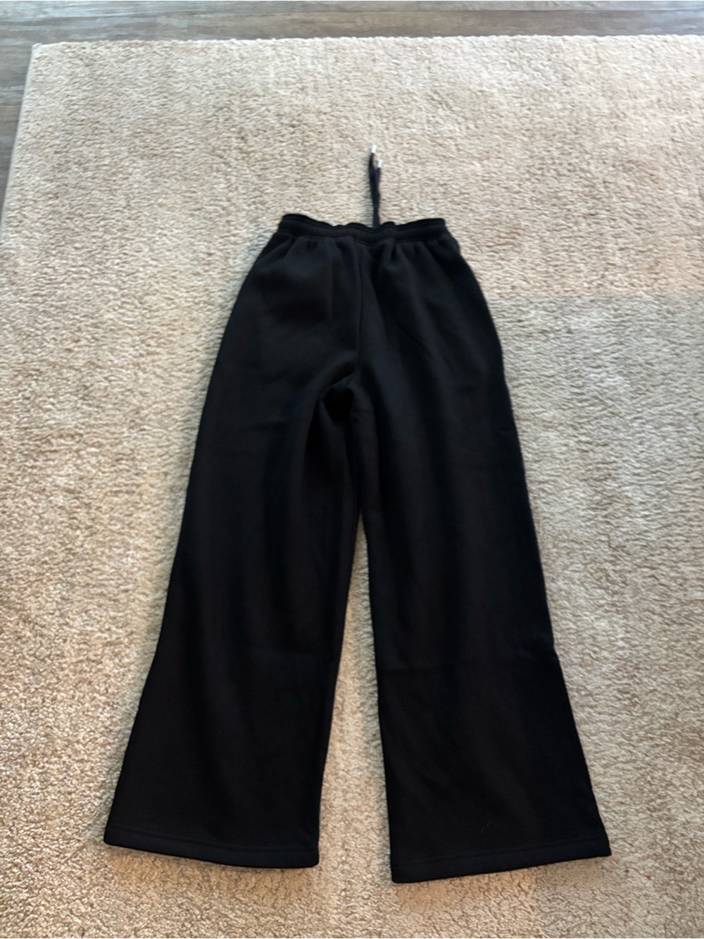 Comfrt Black Wide Leg Sweatpants XS - Picture 3 of 3